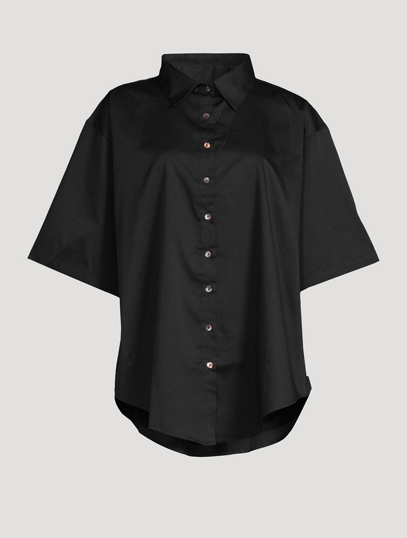 FRAME Gillian Puff-Sleeve Silk Blouse | Holt Renfrew