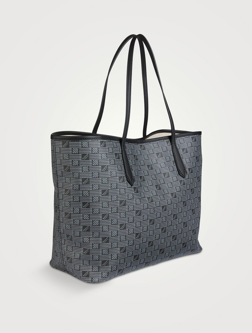 Monaco Coated Canvas Tote Bag