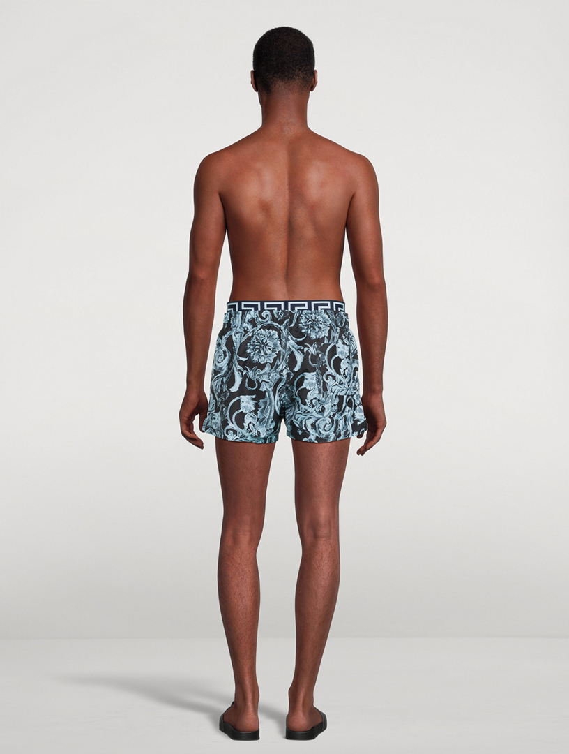 Barocco Stencil Swim Shorts