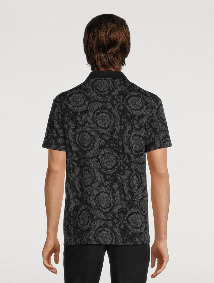 Barocco Knit Polo Shirt