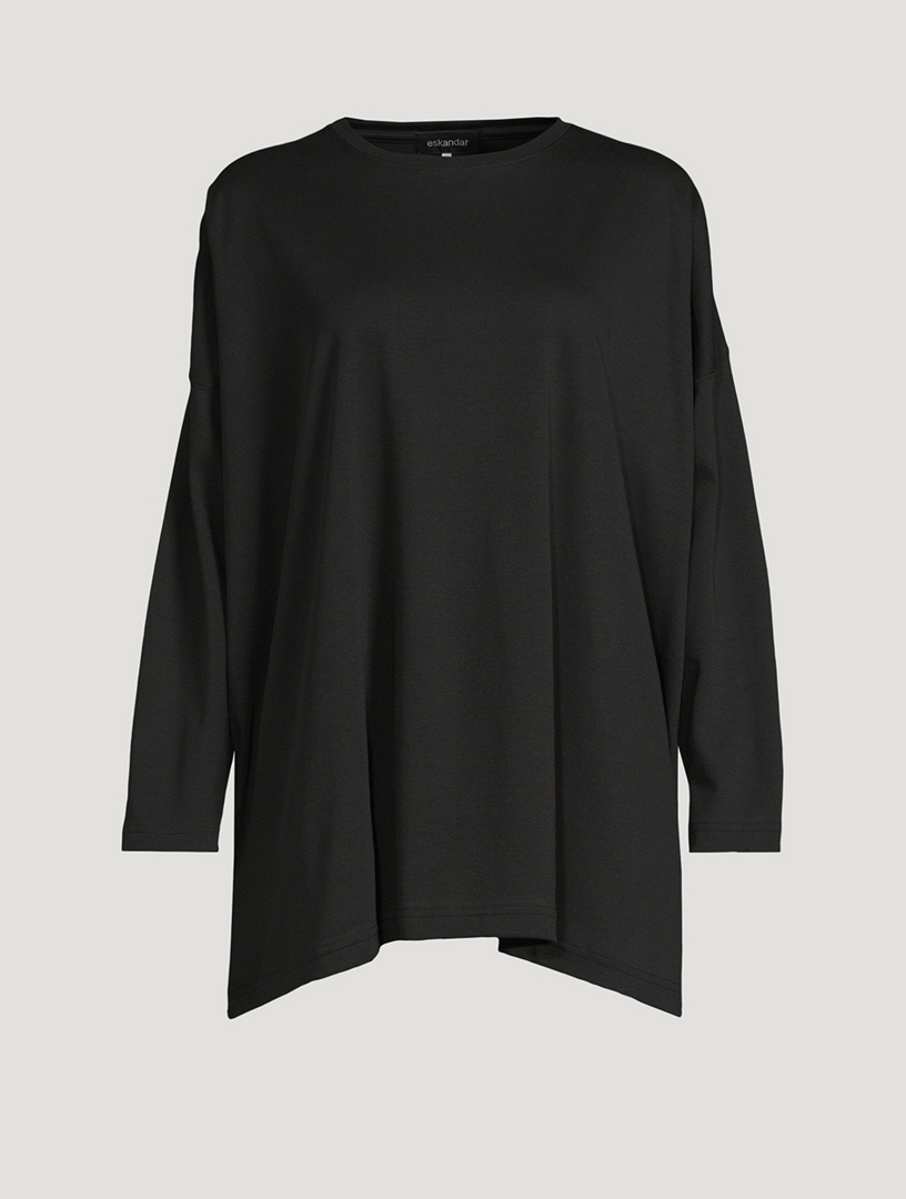 Long-Sleeve Pima Cotton T-Shirt