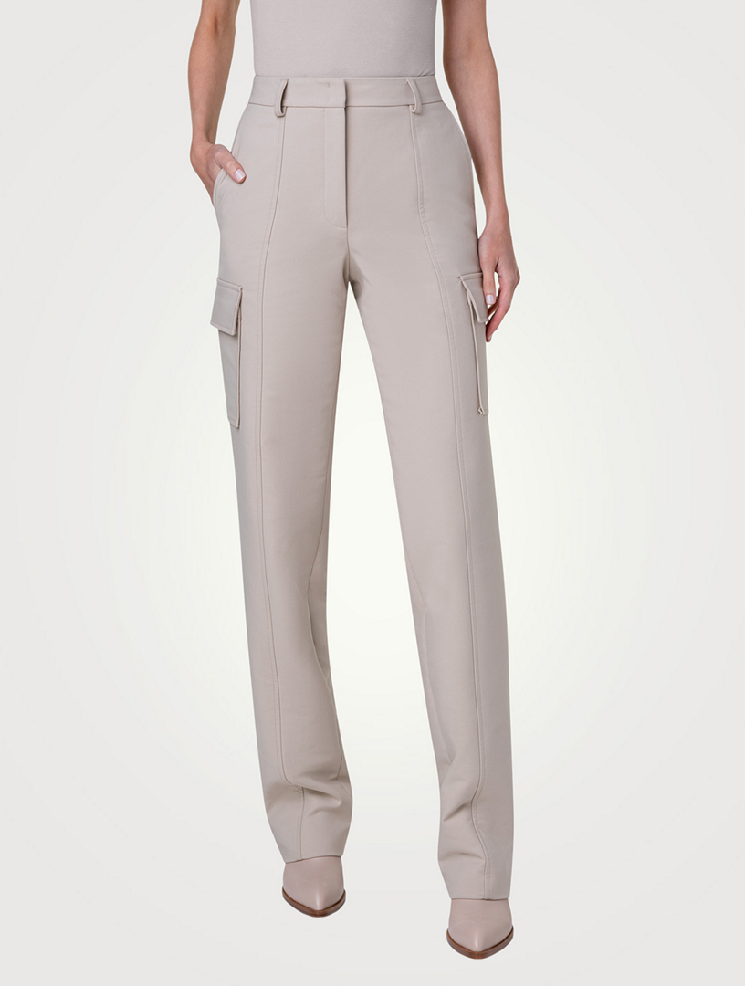 Mel Straight-Leg Cargo Trousers