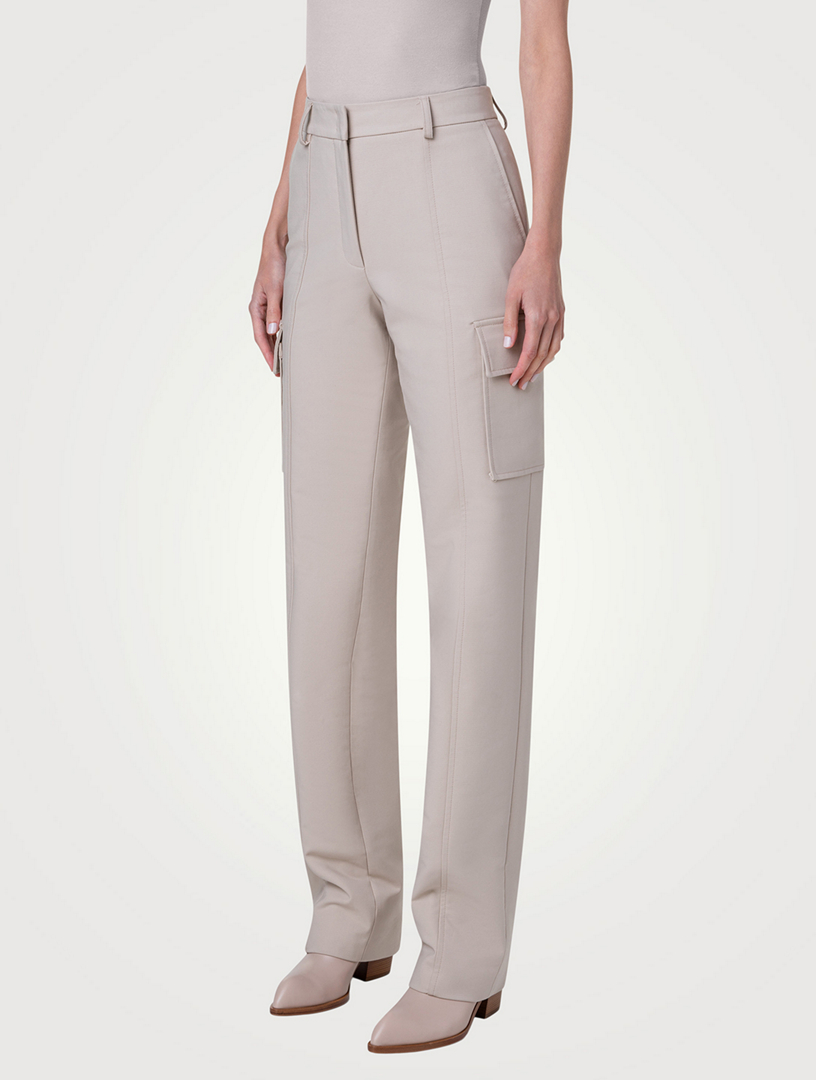 Mel Straight-Leg Cargo Trousers