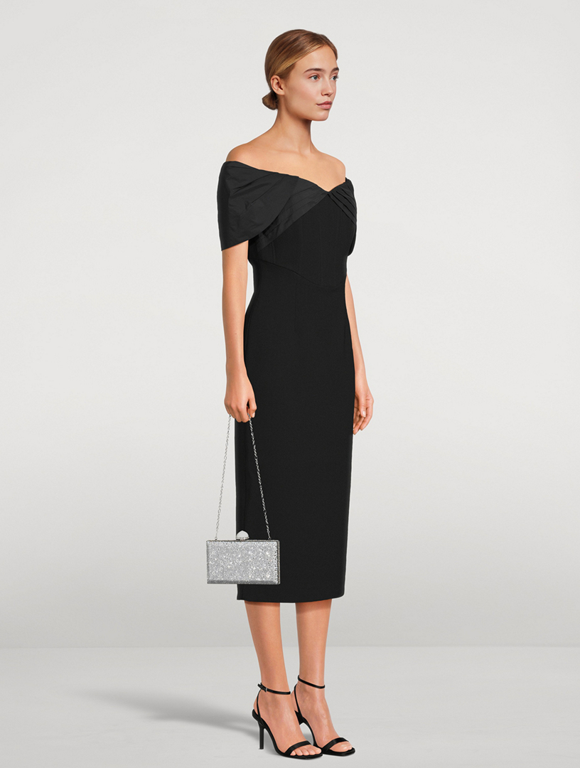 Skylar Slim Crystal Clutch