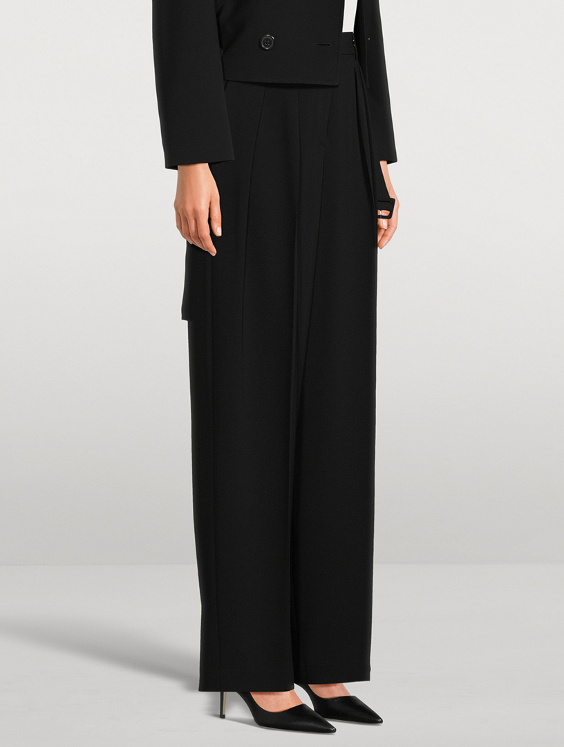 THEORY Double-Pleat Admiral Crepe Trousers