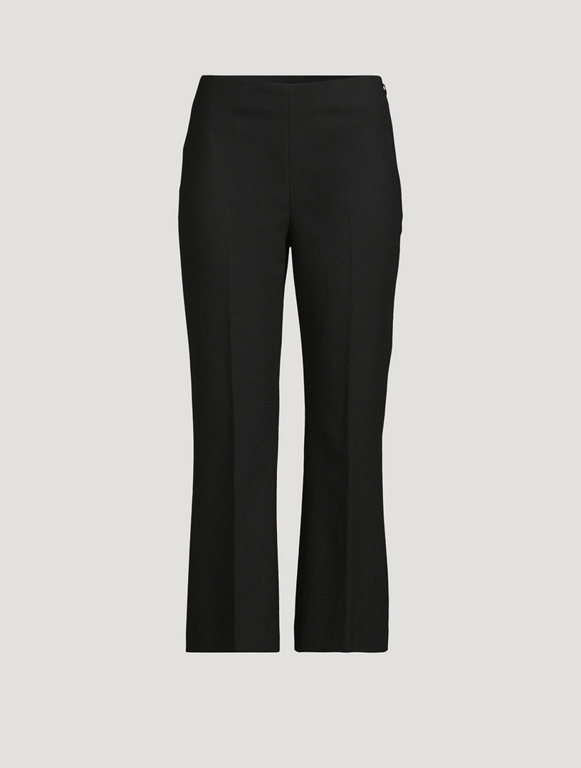 DRIES VAN NOTEN Cotton Switching Flare Pants (Trousers) Black 36