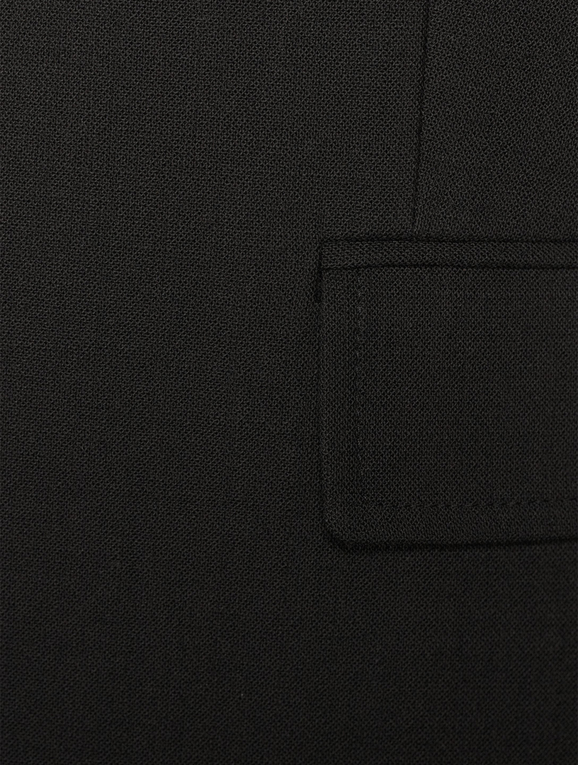 Wool-Blend Tailored Vest