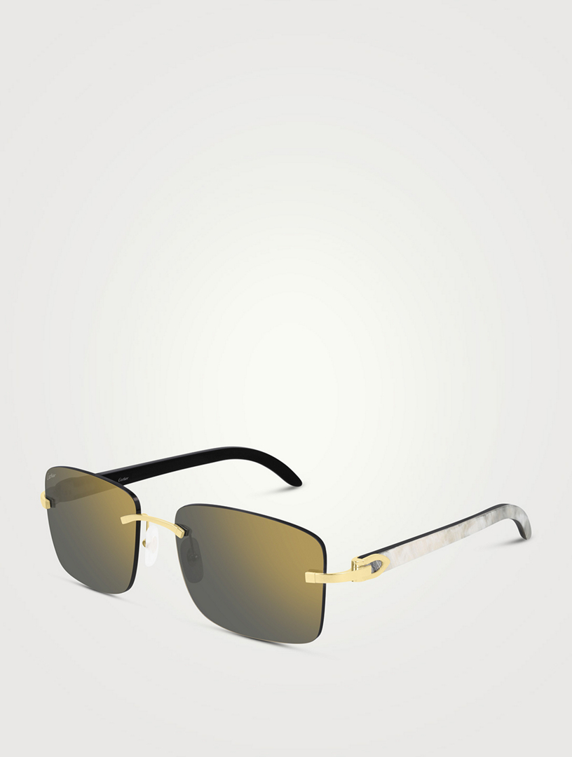 CARTIER Rectangular Sunglasses Holt Renfrew