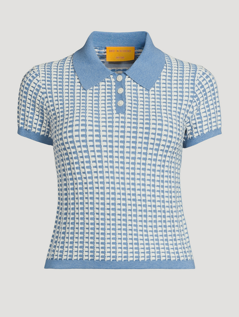 Gingham polo best sale