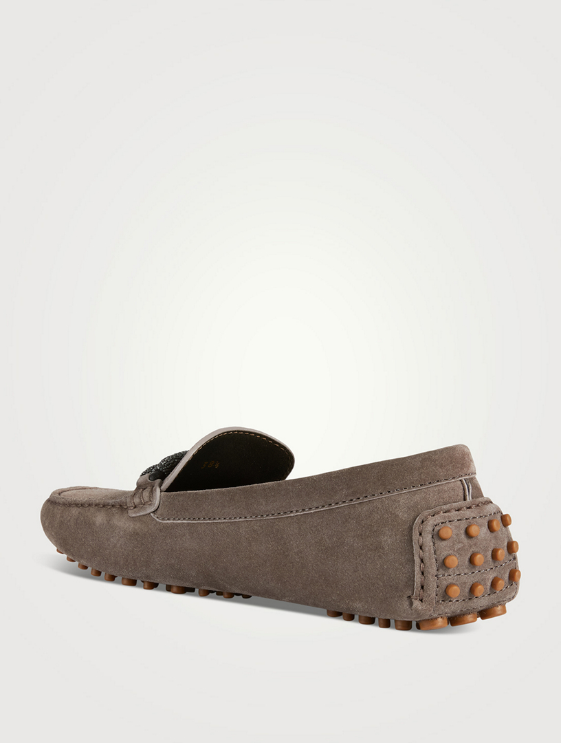 Suede Loafers