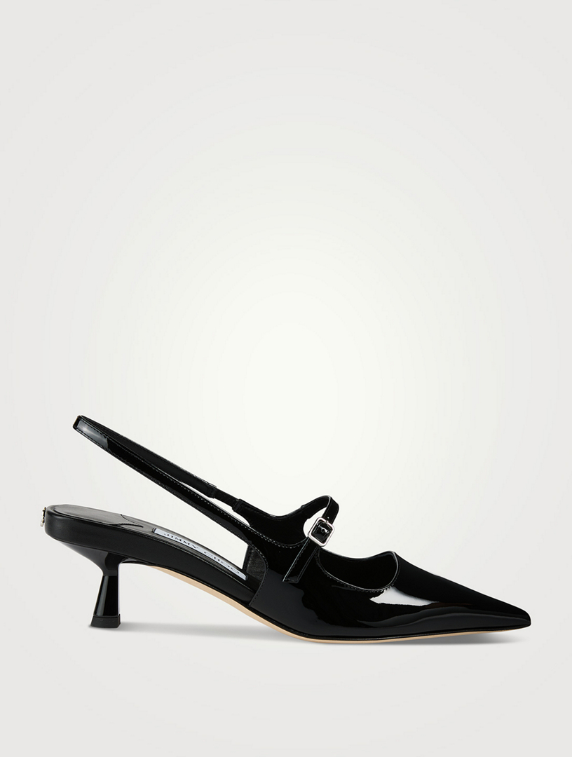 JIMMY CHOO Didi Patent Leather Slingback Pumps | Holt Renfrew