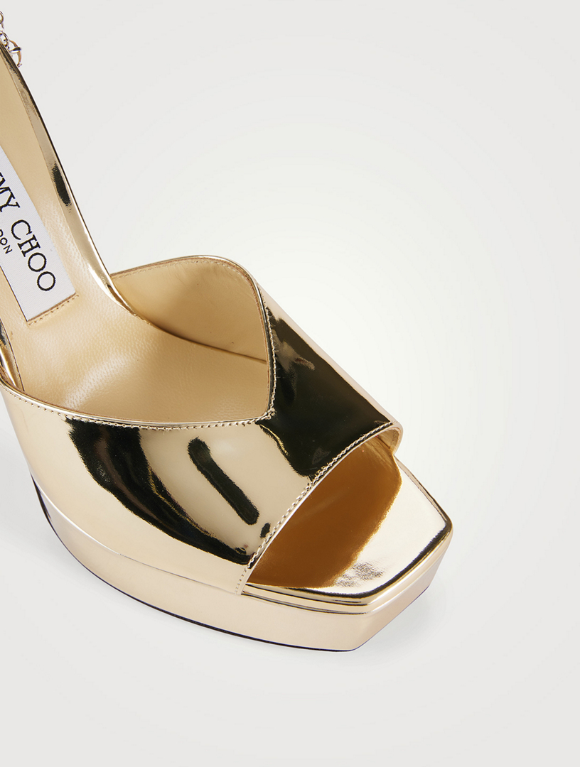 Jimmy choo clearance gold high heels