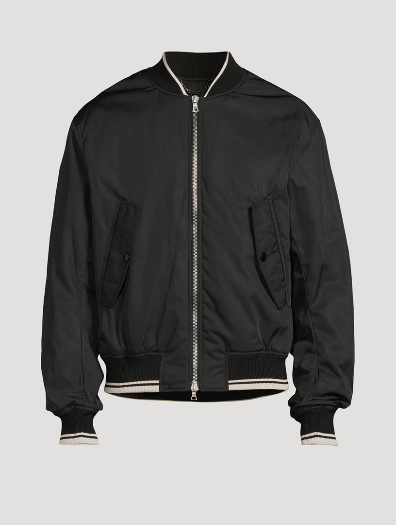 DRIES VAN NOTEN Bomber Jacket With Back Zipper | Holt Renfrew