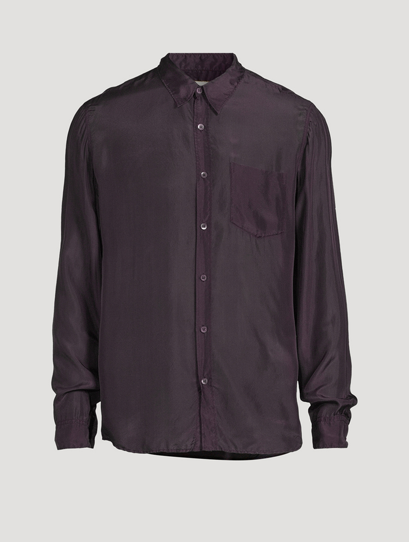 Silk Long-Sleeve Shirt