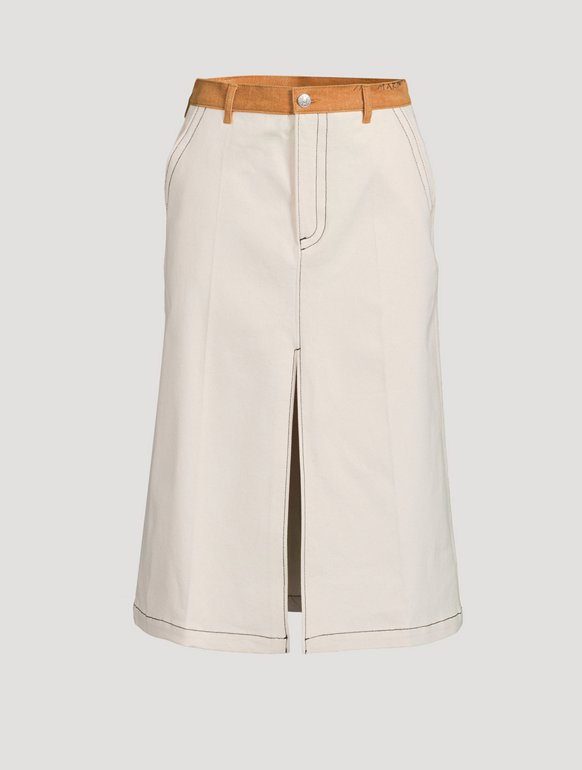 Marni sales denim skirt