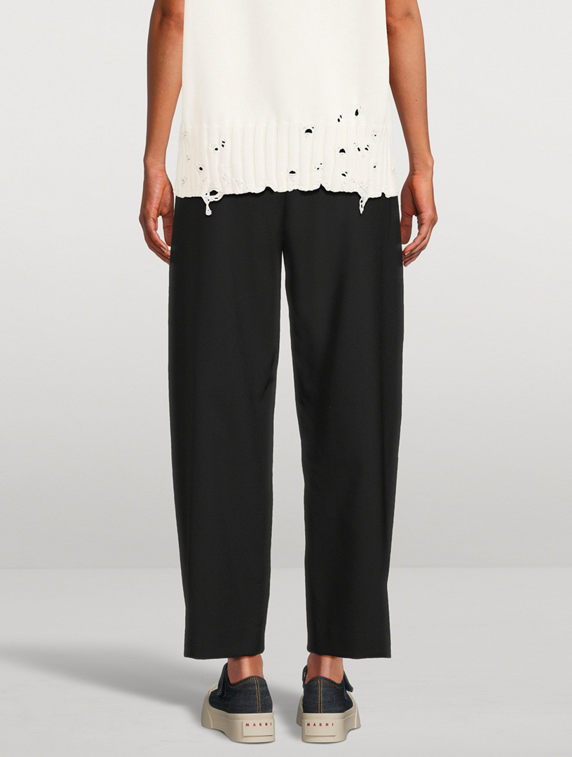 MARNI Tropical Wool Trousers | Holt Renfrew