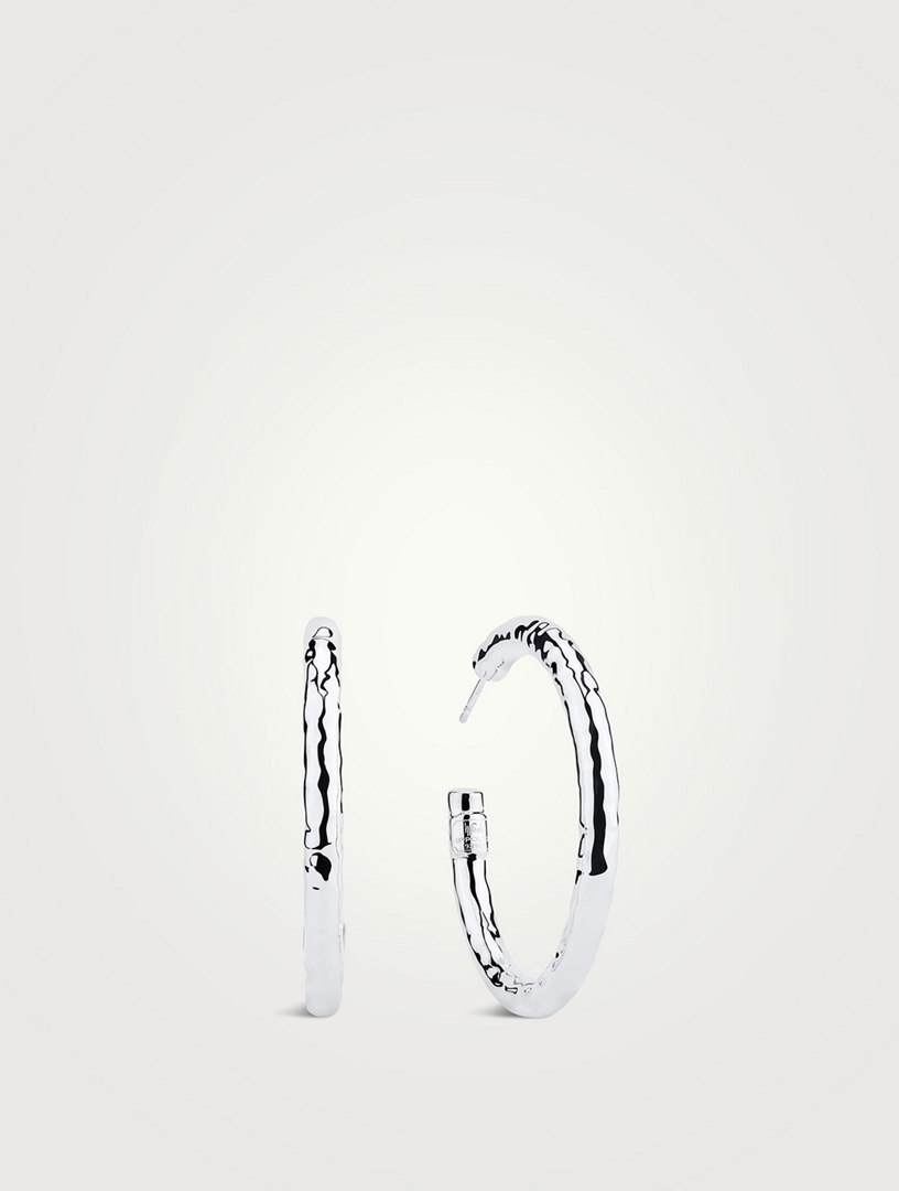 IPPOLITA Medium Classico Sterling Silver #3 Hoop Earrings | Holt