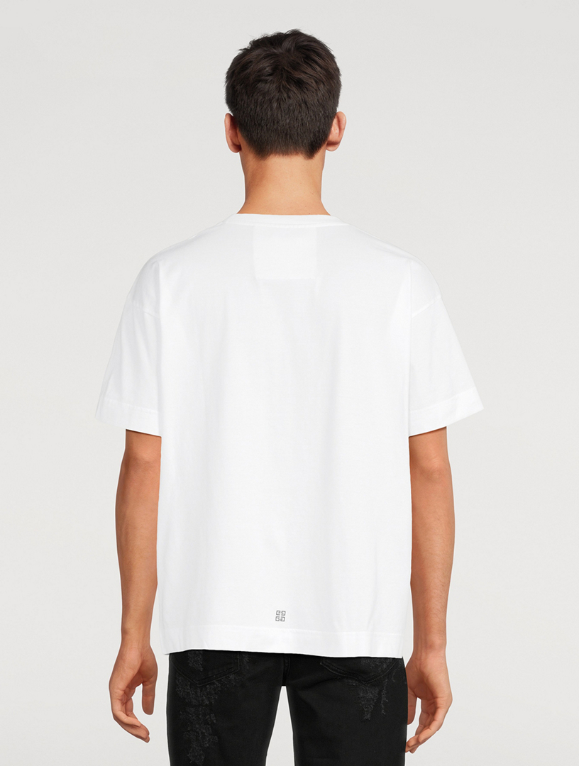 Boxy T-Shirt With Logo Flower