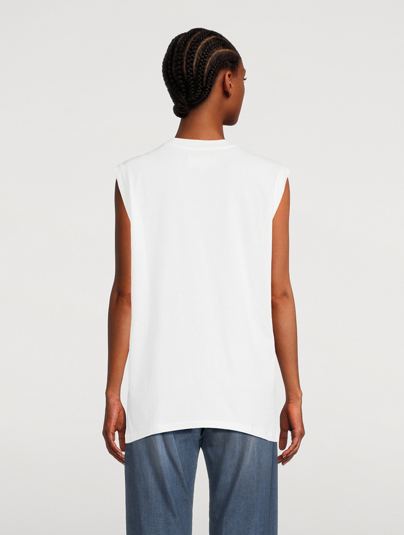Cowboy Graphic Sleeveless T-Shirt