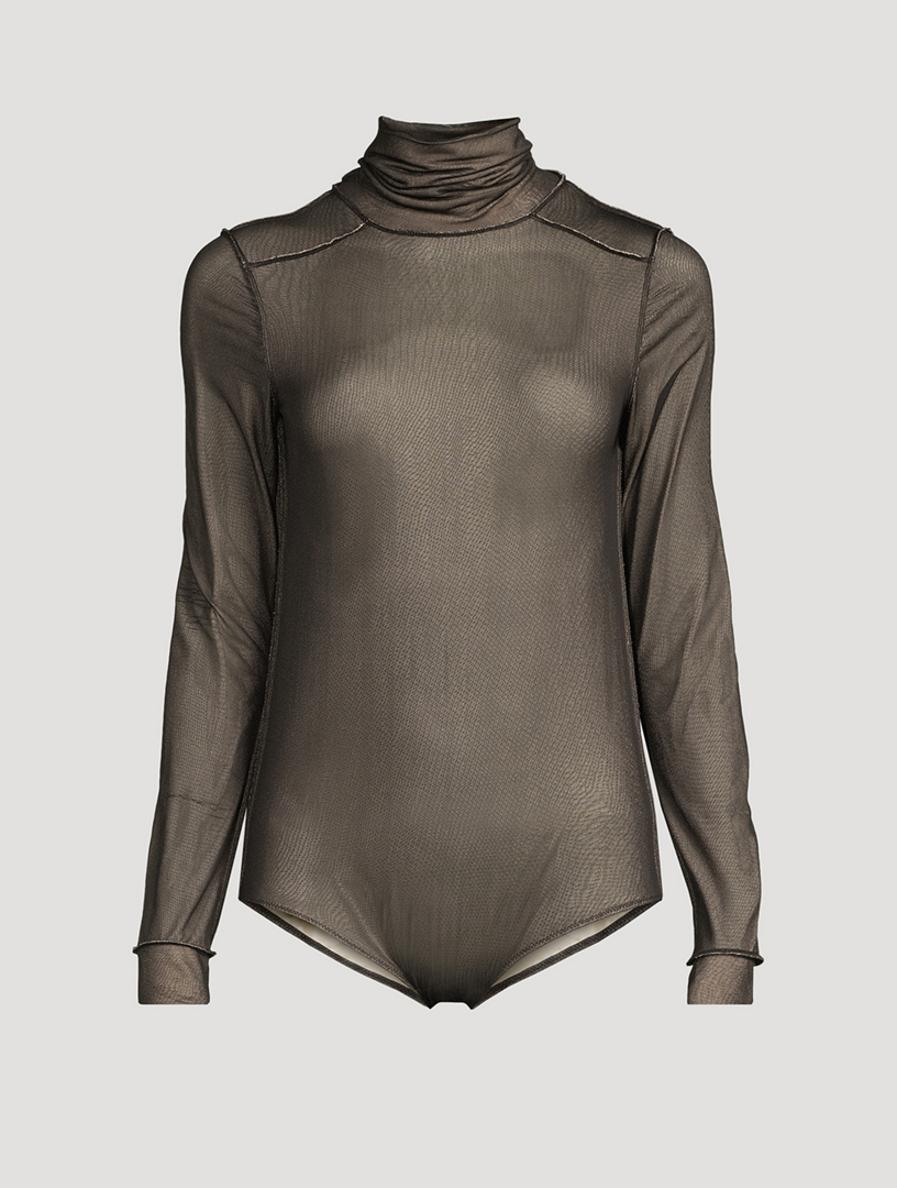 MAISON MARGIELA Sheer Jersey Bodysuit