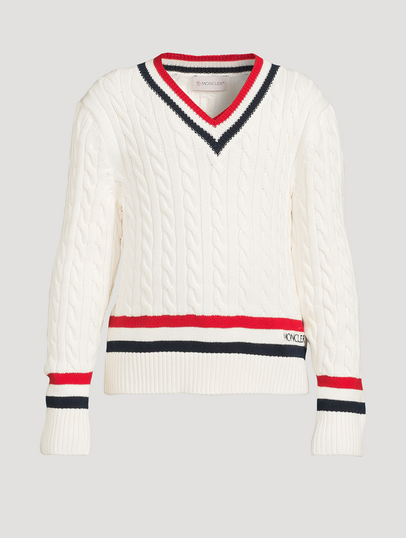 Moncler v shop neck sweater