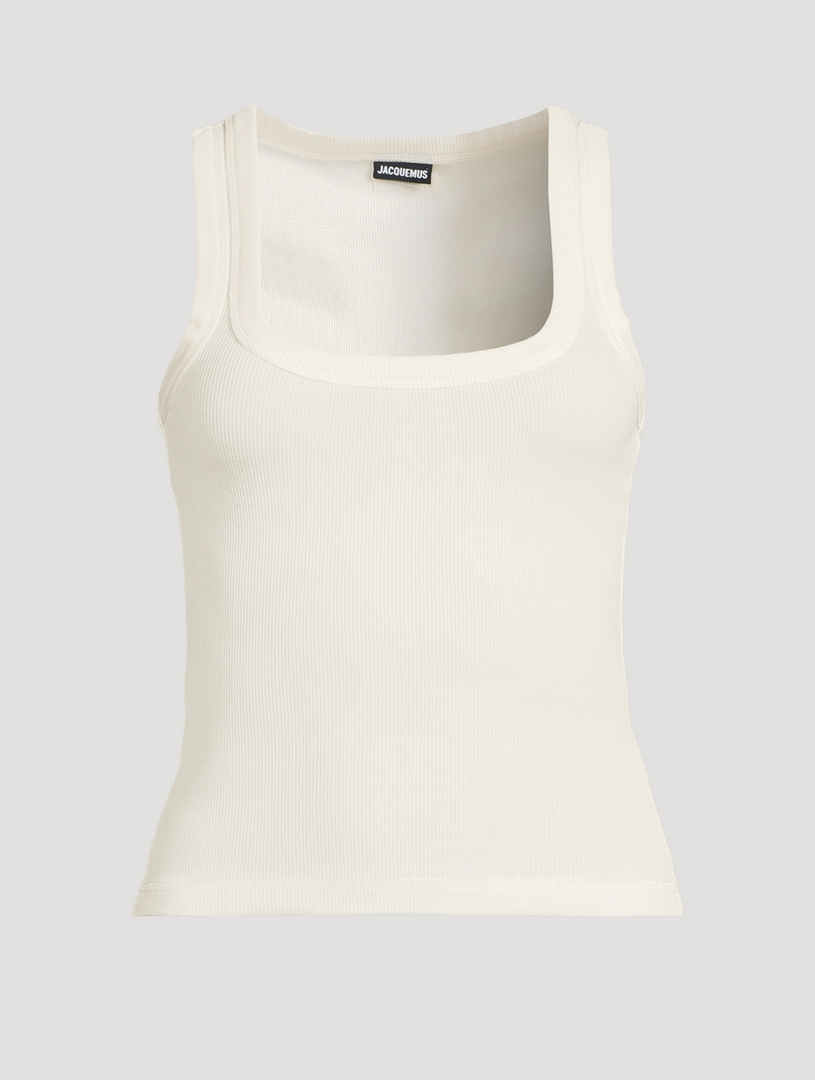 Logo-Elastic Tank Top