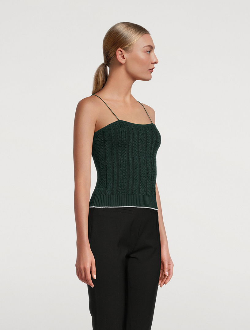 Le Haut Bela Cable-Knit Cami