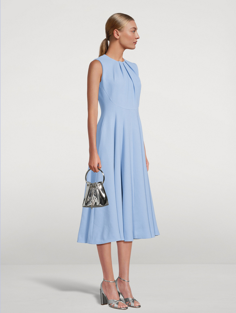 Marlen Pleated Midi Dress