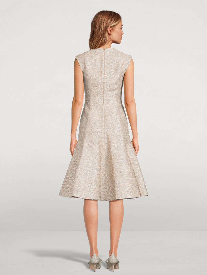 Denver Tweed Jacquard Midi Dress