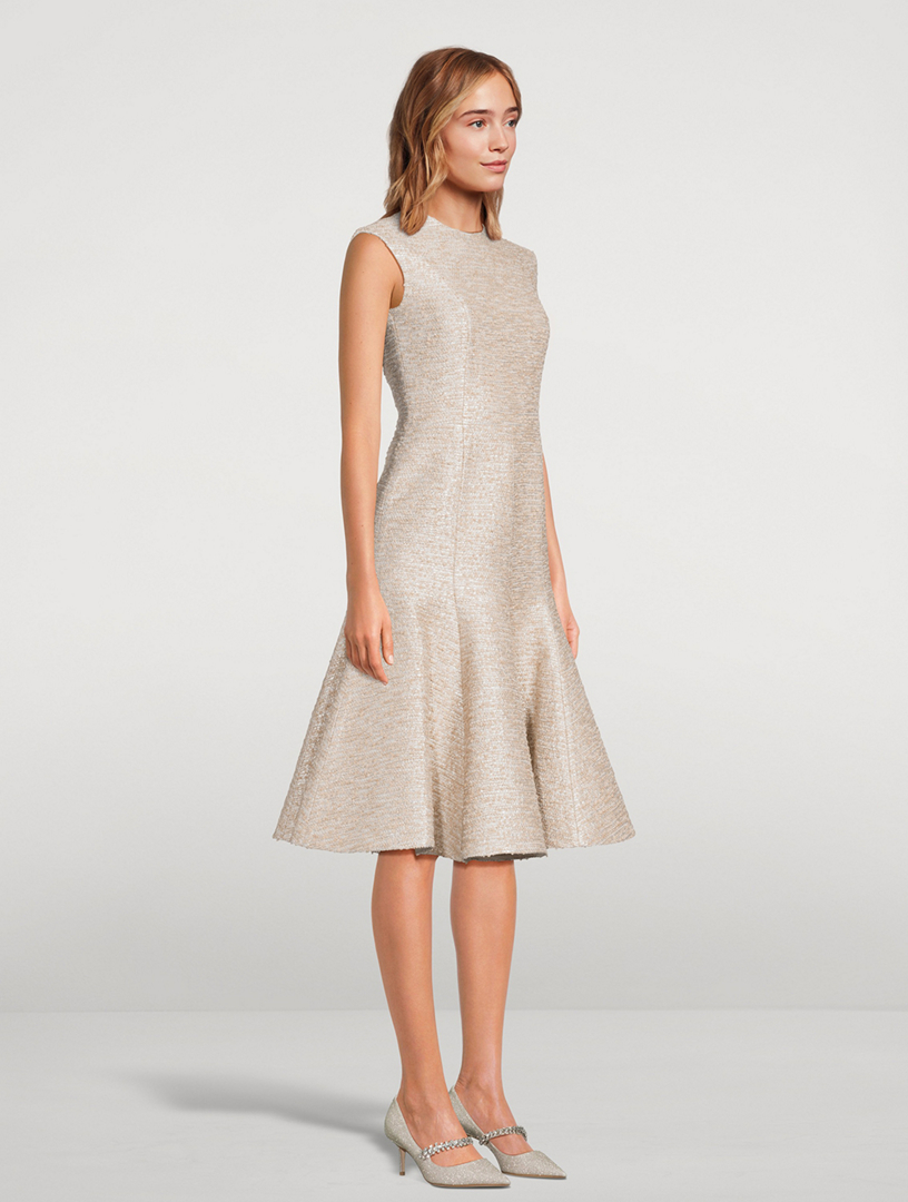 Denver Tweed Jacquard Midi Dress