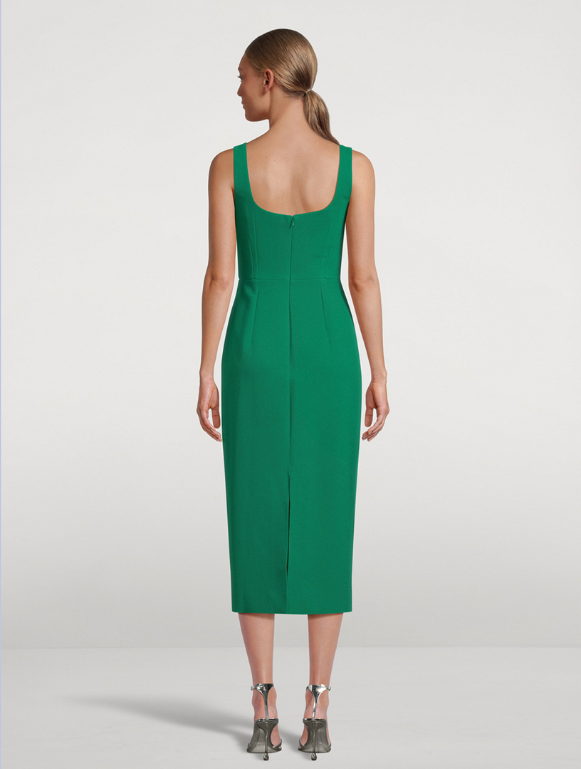 Arina Pleated Midi Dress