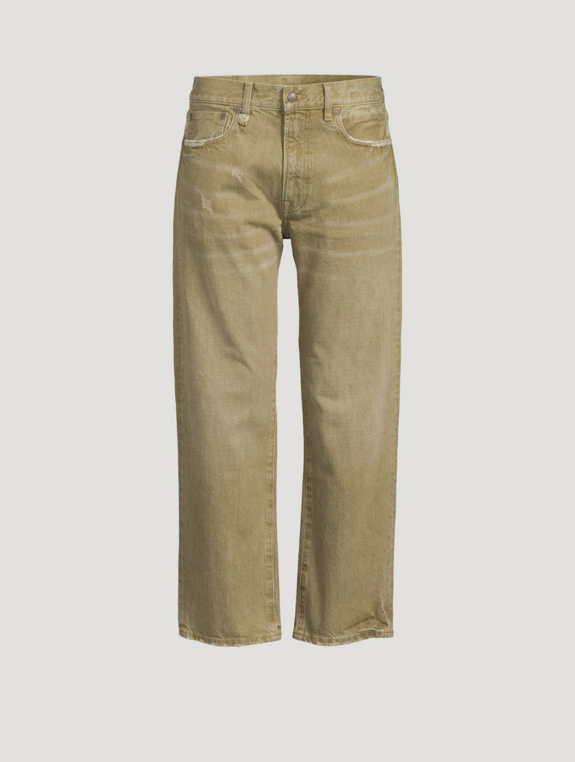 Amiri Sand Fade Side Stripe Jeans