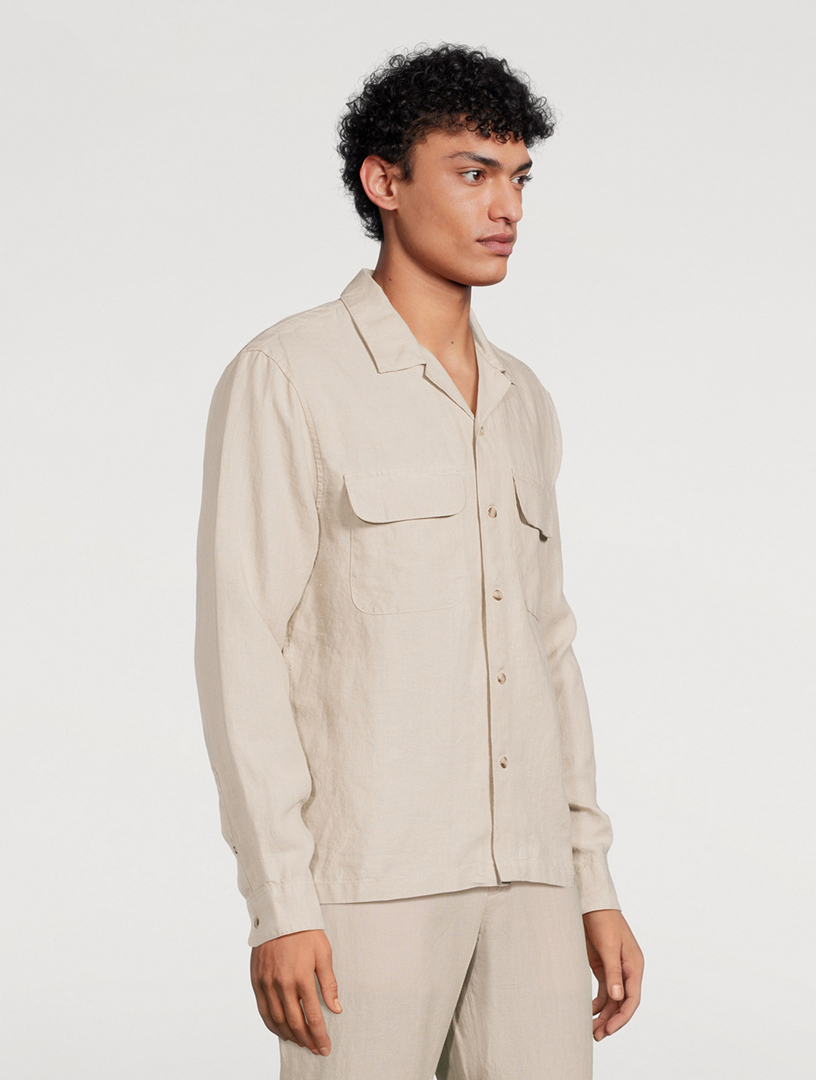 Linen Long-Sleeve Shirt