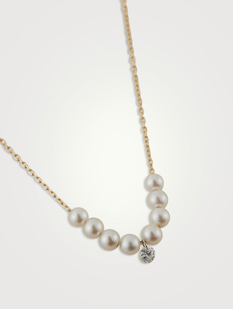 MIZUKI Sea Of Beauty 14K Gold Pierced Diamond And Multi