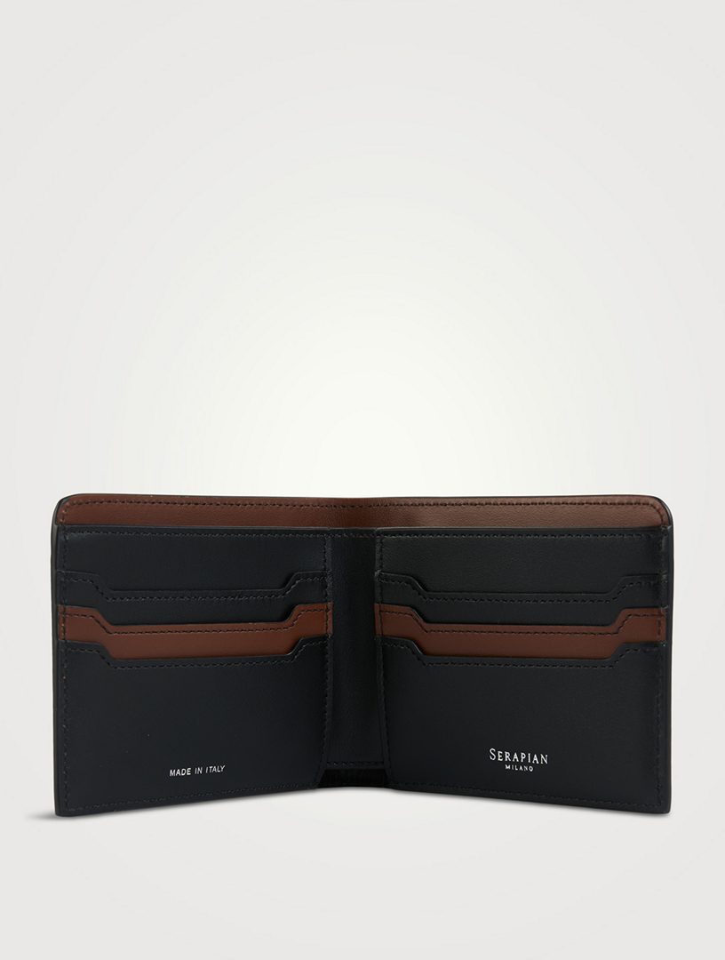 Stepan 72 Leather And Canvas Wallet