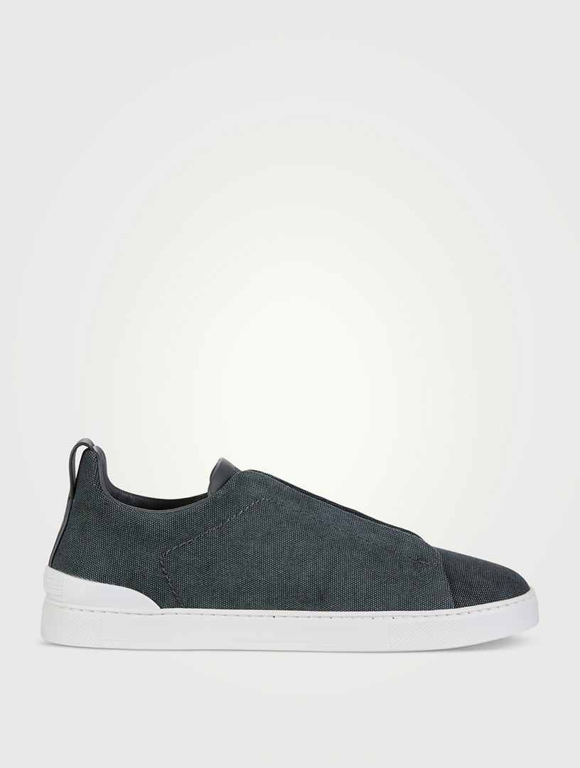 Canvas Triple Stitch Sneakers