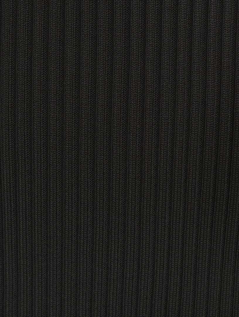 Cut-Out Ribbed Top