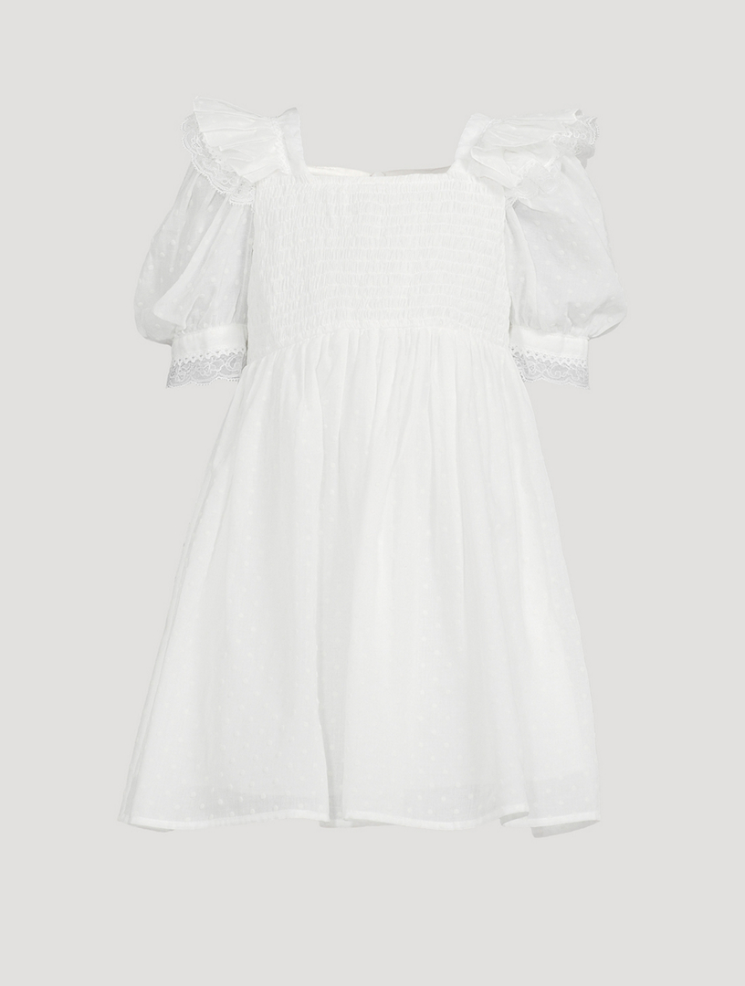 STELLA MCCARTNEY Frill Sleeve Smock Dress | Holt Renfrew