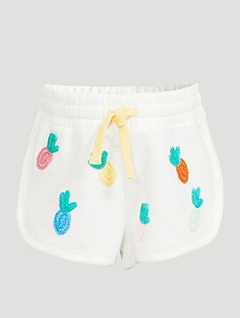 Fruit Crochet Jersey Shorts