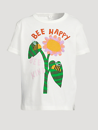 Tee-shirt en coton Bee Happy