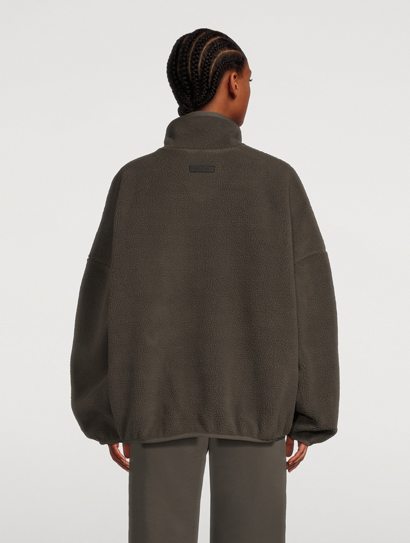 Fear of God Essentials Half Zip Hoodie - Essentials Clothing