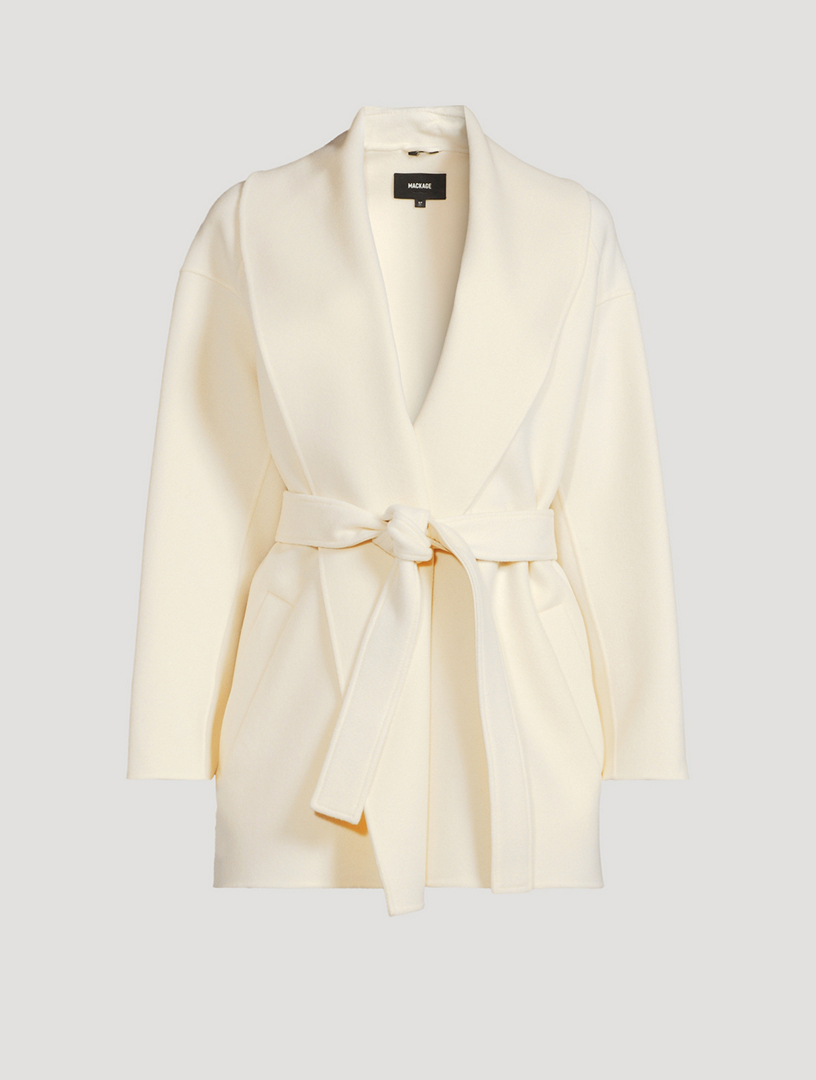 Cream 2025 wrap coat