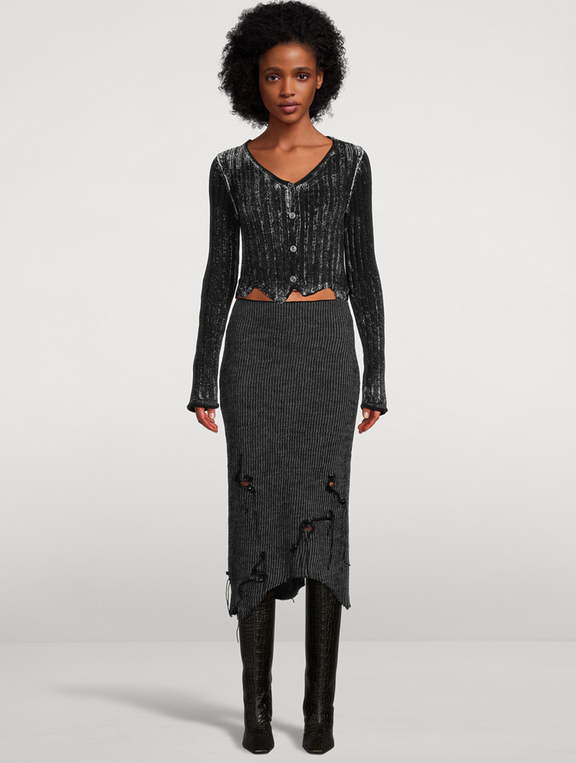 Ribbed Cardigan