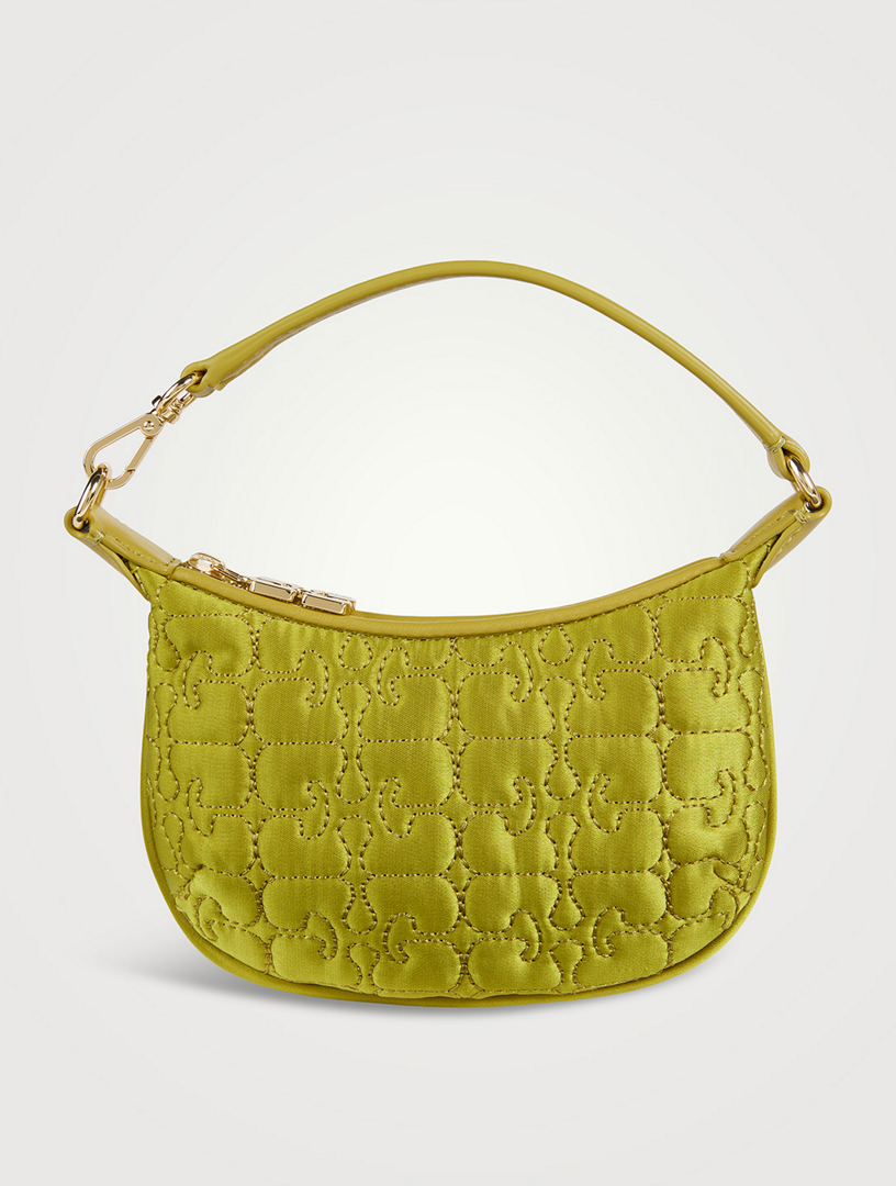 Mini Quilted Satin Shoulder Bag