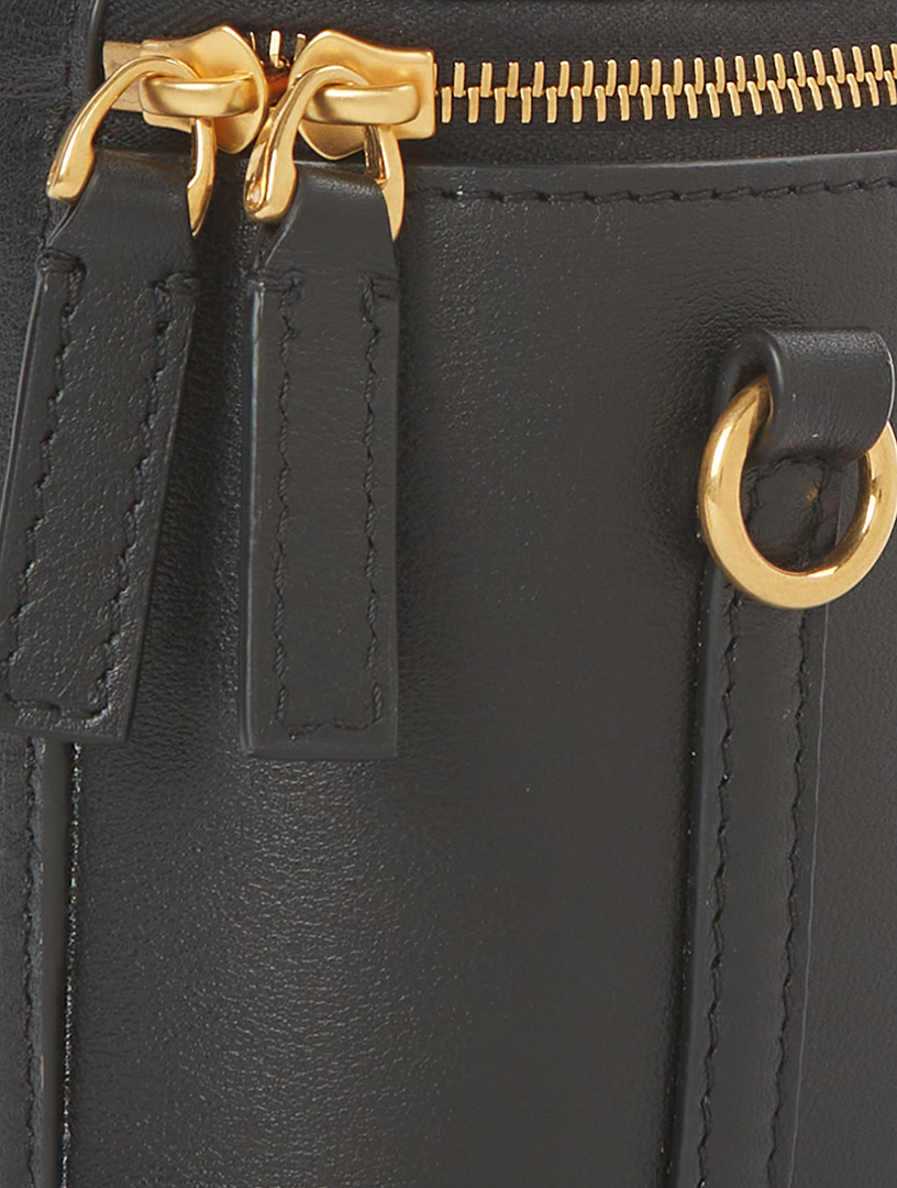 VALENTINO GARAVANI VLOGO Leather Top Handle Bag | Holt Renfrew