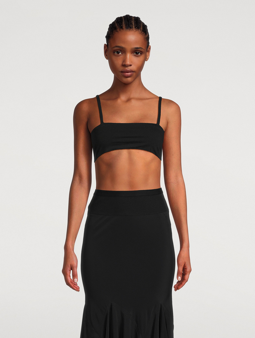 Lido Jersey Cropped Tank Top