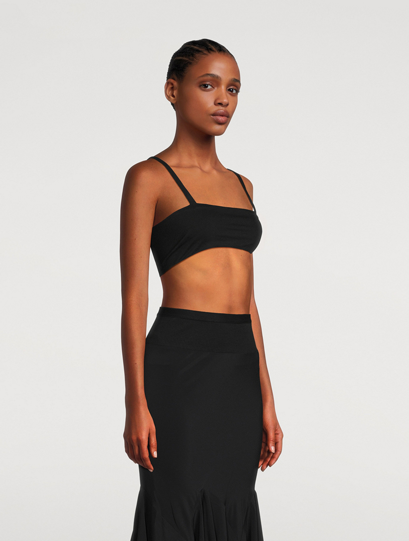Lido Jersey Cropped Tank Top