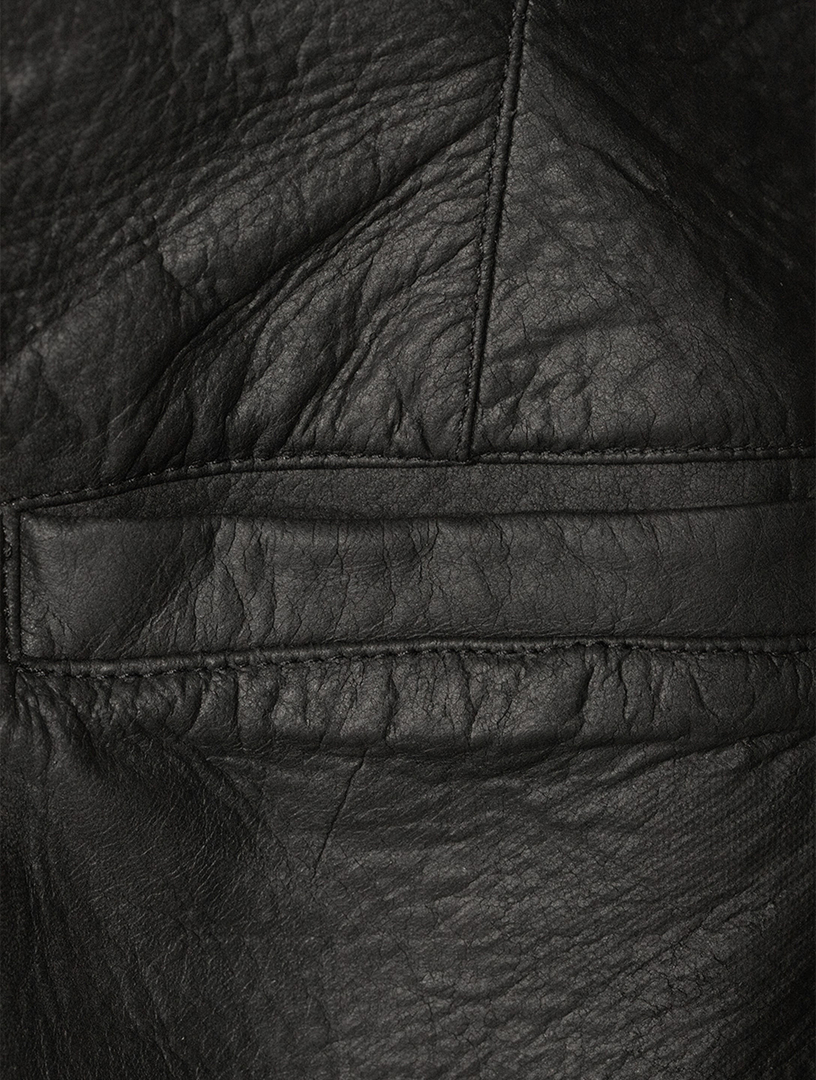 Hollywood Leather Wrap Jacket