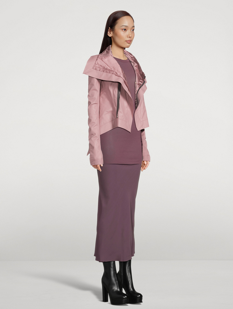 Lido Naska Leather Biker Jacket