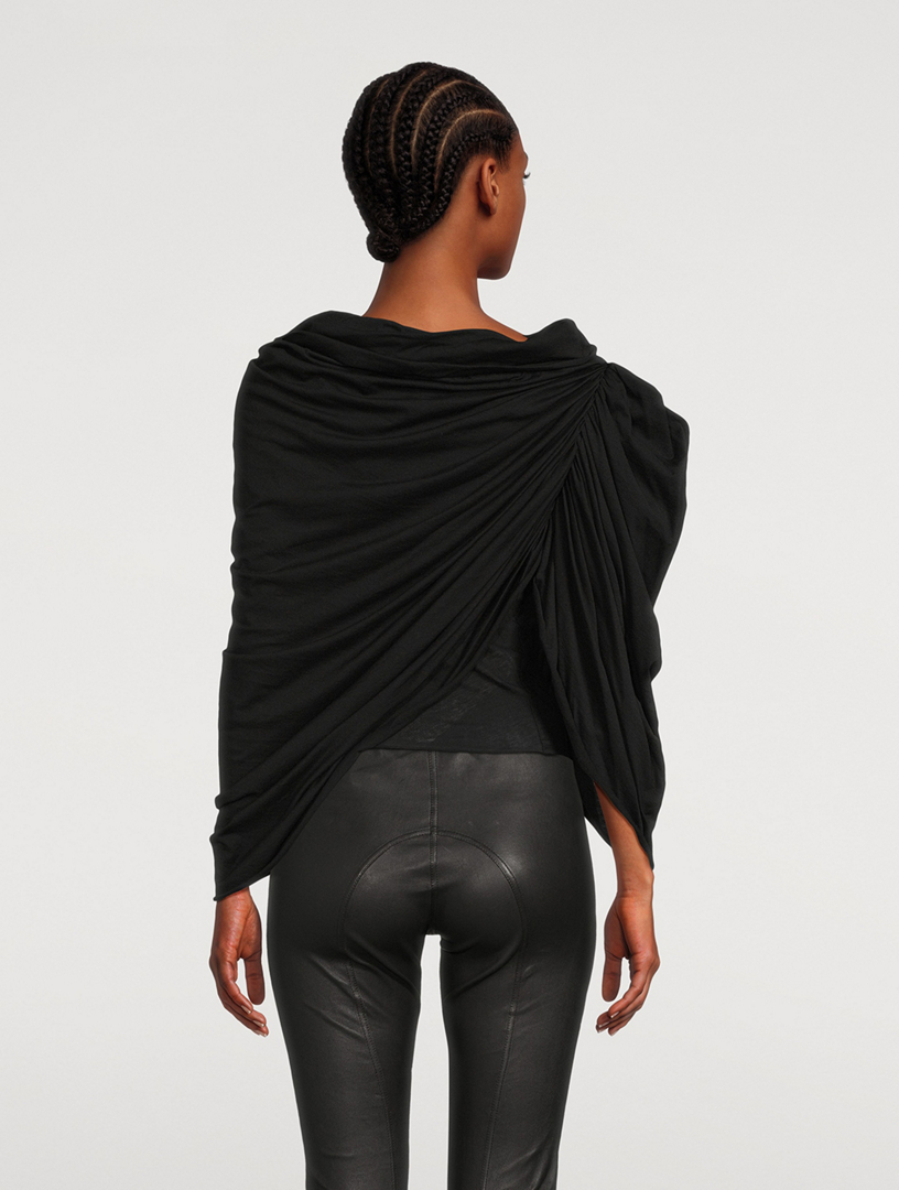 Nun Draped Jersey Top
